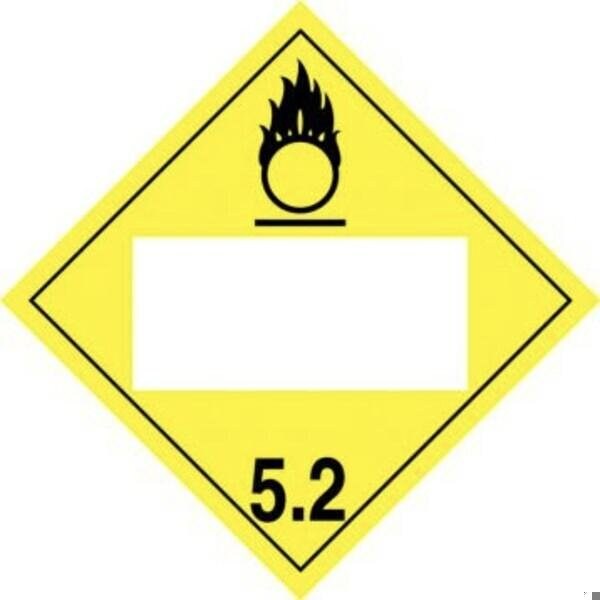 Accuform BLANK DOT PLACARD HAZARD CLASS MPL4DG5BVS50 MPL4DG5BVS50 - main